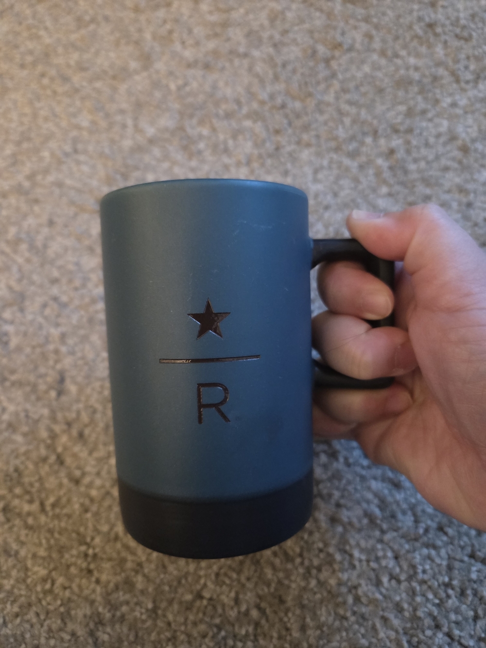 Starbucks Reserve 12oz Teal And Blue Coffee Cup Mug
